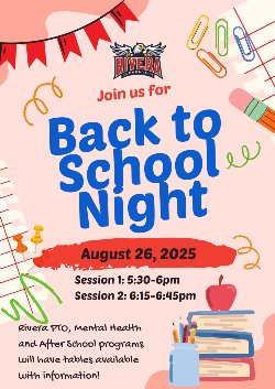 Back to School night Flyer